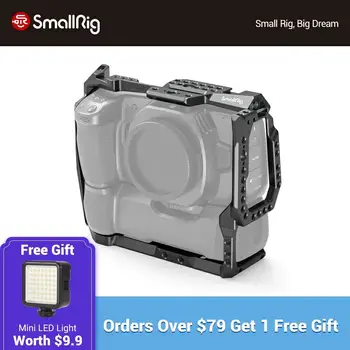 SmallRig Camera Cage For BMPCC 4K & 6K with Battery Grip Attached Dslr Cage Cold Shoes For Microphone/Led/Light DIY Rig- 2765
SmallRig Camera Cage For BMPCC 4K & 6K with Battery Grip Attached Dslr Cage Cold Shoes For Microphone/Led/Light DIY Rig- 2765