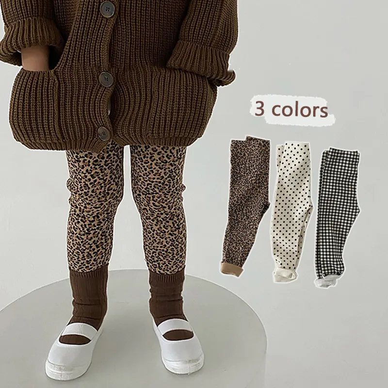 Baby Girls Leggings 2022 Fashion Autumn Winter Kids Pants Cotton Elastic Fleece Print Leopard Polka Dots Children Tight Clothes
Baby Girls Leggings 2022 Fashion Autumn Winter Kids Pants Cotton Elastic Fleece Print Leopard Polka Dots Children Tight Clothes