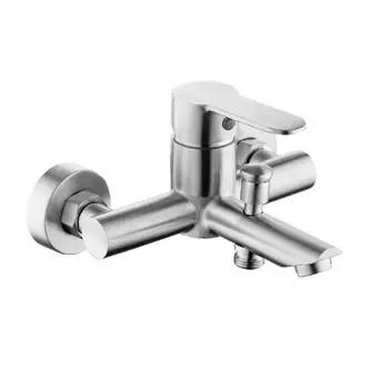 304 Stainless Steel Bathtub Brushed Faucet Cold and Hot Mixing Valve Bathroom Shower Faucet Triple Tap 
304 Stainless Steel Bathtub Brushed Faucet Cold and Hot Mixing Valve Bathroom Shower Faucet Triple Tap