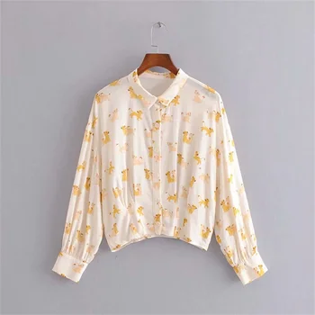 ZA & TRF Women's Wear Fall 2019 New Long Sleeve Lion King Cartoon Printed Loose Shirt 07455900050
ZA & TRF Women's Wear Fall 2019 New Long Sleeve Lion King Cartoon Printed Loose Shirt 07455900050