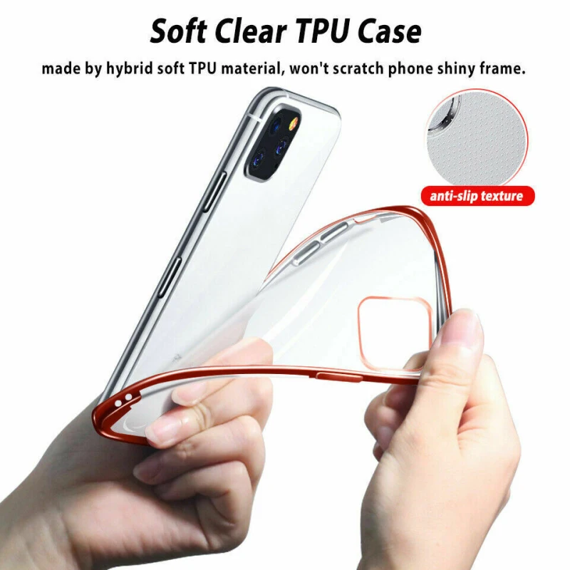 Case for IPhone 11 2019 Slim Clear Soft TPU Cover Support Wireless Charging for IPhone 11 Pro Max 5.8inch 6.1inch 6.8inch New
Case for IPhone 11 2019 Slim Clear Soft TPU Cover Support Wireless Charging for IPhone 11 Pro Max 5.8inch 6.1inch 6.8inch New