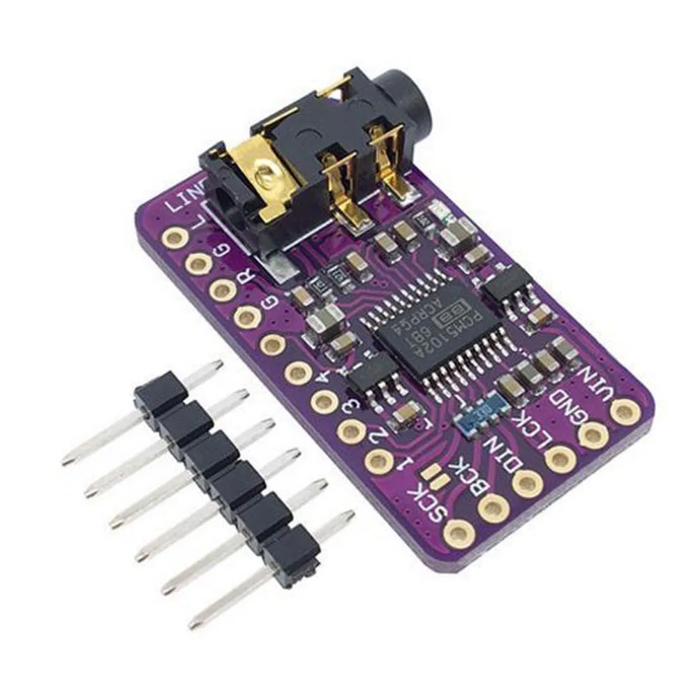 Interface I2S PCM5102A DAC Decoder GY-PCM5102 I2S Player Module For Raspberry Pi pHAT Format Board Digital PCM5102 Audio Board
Interface I2S PCM5102A DAC Decoder GY-PCM5102 I2S Player Module For Raspberry Pi pHAT Format Board Digital PCM5102 Audio Board
