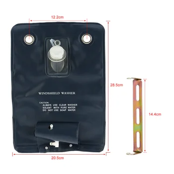 Hot Car Style 12V Universal Windshield Washer Pump Bag Kit With Jet Button Switch for Classic Cars
Hot Car Style 12V Universal Windshield Washer Pump Bag Kit With Jet Button Switch for Classic Cars