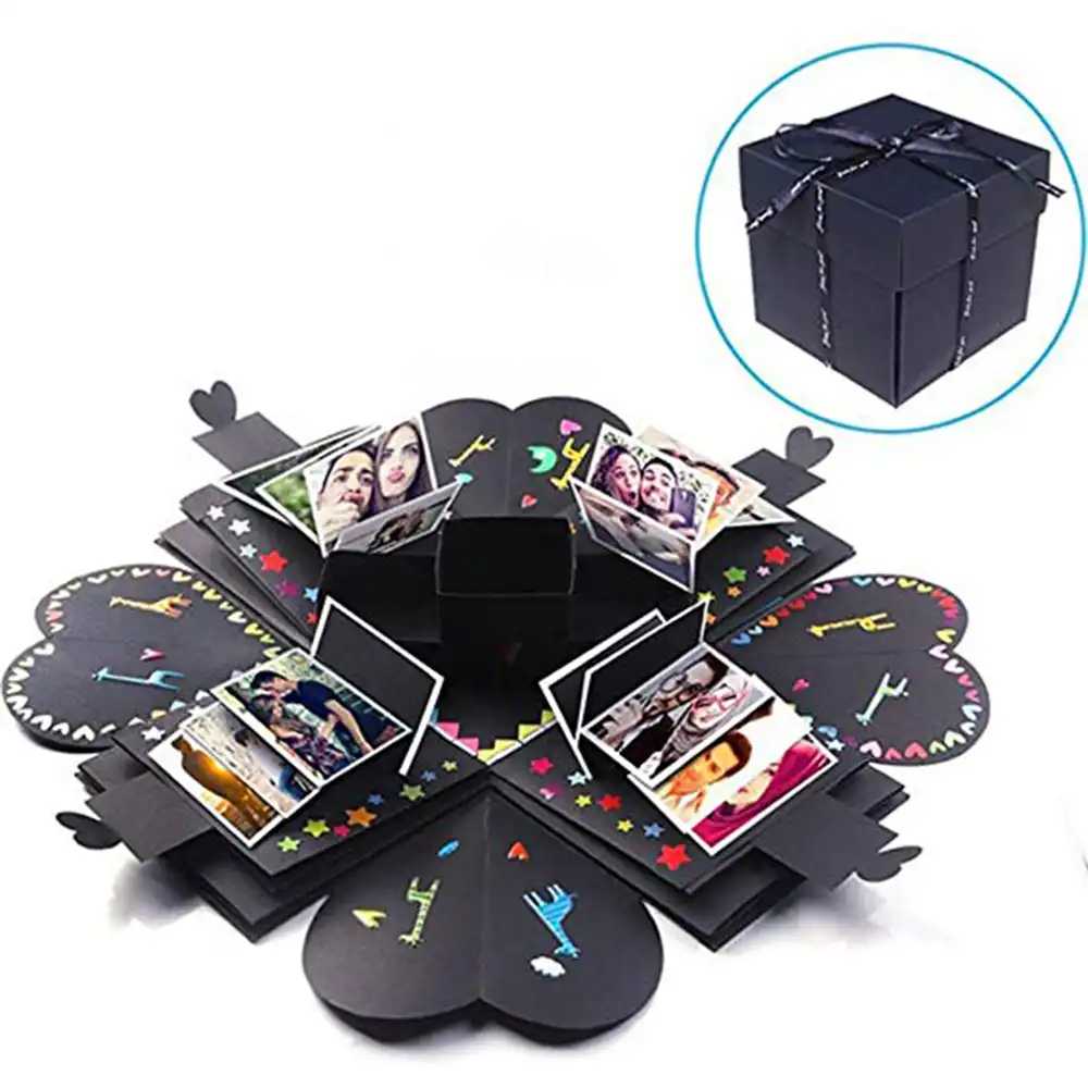 explosion gift box diy photo unique design fashion surprise box