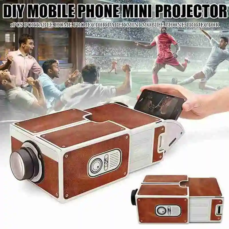 DIY 3D Overhead Projector Cardboard Mini Smartphone Projector Light Novelty Adjustable Mobile Phone Projector Cinema In A Box
DIY 3D Overhead Projector Cardboard Mini Smartphone Projector Light Novelty Adjustable Mobile Phone Projector Cinema In A Box