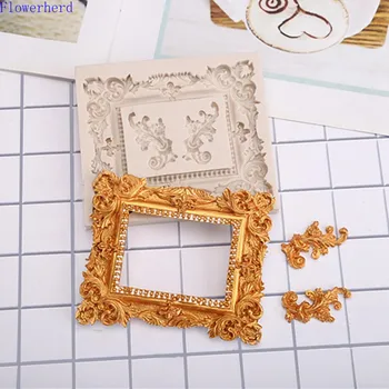 Classic European Pattern Photo Frame Silicone Mold Classical Palace Style Cake Decoration Border DIY Liquid Plaster Mold
Classic European Pattern Photo Frame Silicone Mold Classical Palace Style Cake Decoration Border DIY Liquid Plaster Mold