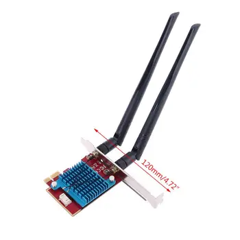 PCIE-1X to M.2 NGFF-Ekey mini MINI wireless wifi net work card adapter card supports Bluetooth
PCIE-1X to M.2 NGFF-Ekey mini MINI wireless wifi net work card adapter card supports Bluetooth