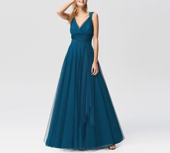 Plus size Robe De Soiree Evening party Dresses Long A-Line V-Neck Sleeveless tulle long Formal Dresses Women Elegant Gowns
Plus size Robe De Soiree Evening party Dresses Long A-Line V-Neck Sleeveless tulle long Formal Dresses Women Elegant Gowns