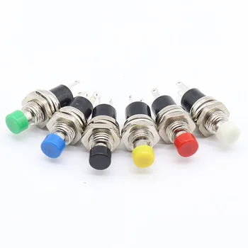 6pcs 7mm Momentary Push button Switch Press the reset switch Momentary On Off Push Button Micro Switch Normally Open NO 
6pcs 7mm Momentary Push button Switch Press the reset switch Momentary On Off Push Button Micro Switch Normally Open NO