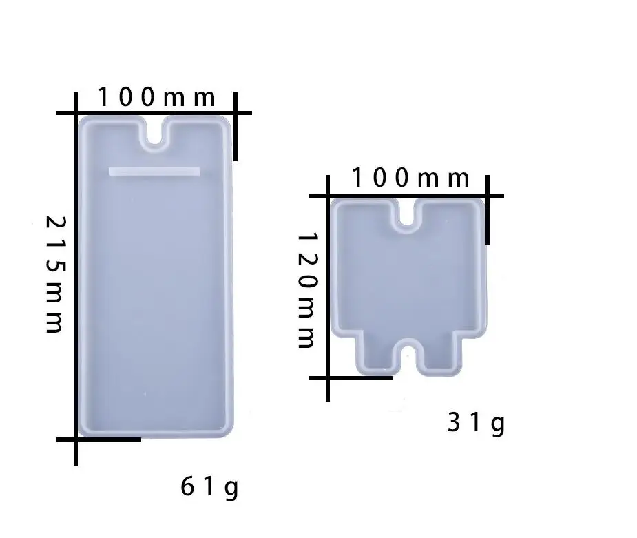 Uchwyt na telefon komórkowy z formy silikonowej i żywicy epoksydowej do DIY - podstawka pod telefon z żywicy UV, idealna do tworzenia ręcznie robionej biżuterii - Wianko - 2