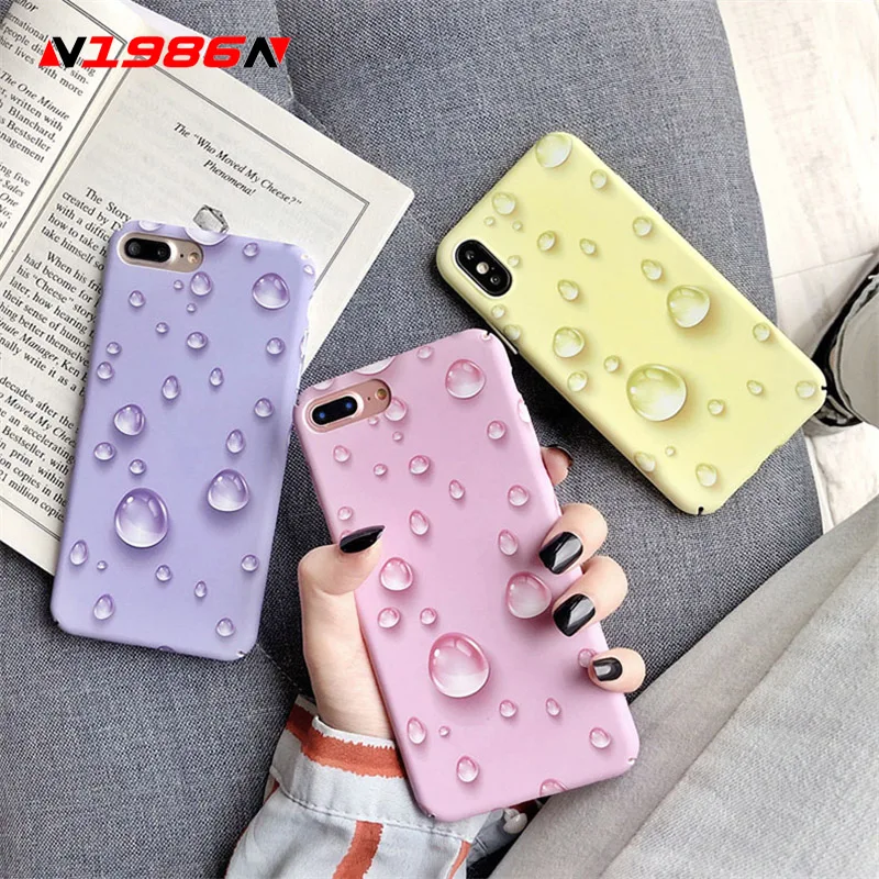N1986N Phone Case For iPhone 6 6s 7 8 Plus X XR XS Max Fashion 3D Water Droplets Ultra Thin Hard PC Full Cover For iPhone X Case
N1986N Phone Case For iPhone 6 6s 7 8 Plus X XR XS Max Fashion 3D Water Droplets Ultra Thin Hard PC Full Cover For iPhone X Case