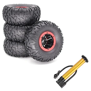 4Pcs 2.2 Inches Inflatable Wheels RC Car Tires Rubber Tires for 1/10 RC Car SCX10 TRX4 D90 90046 - Red
4Pcs 2.2 Inches Inflatable Wheels RC Car Tires Rubber Tires for 1/10 RC Car SCX10 TRX4 D90 90046 - Red