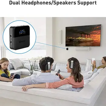 SONRU Bluetooth 5.0 Audio Adapter Bluetooth Transmitter Receiver for TV Laptop Stereo System Wireless Adapter
SONRU Bluetooth 5.0 Audio Adapter Bluetooth Transmitter Receiver for TV Laptop Stereo System Wireless Adapter