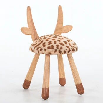 Nordic solid wood creative stool child stool designer furniture baby chair removable and washable cute stool animal stool
Nordic solid wood creative stool child stool designer furniture baby chair removable and washable cute stool animal stool