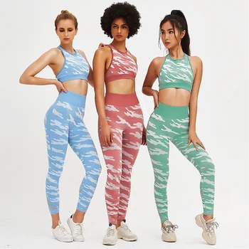 2 Piece Set Women Camo Yoga Sets Women Mesh Patchwork Camouflage Workout Set Sports Wear for Women Gym Slim Fit Yoga Sports Set
2 Piece Set Women Camo Yoga Sets Women Mesh Patchwork Camouflage Workout Set Sports Wear for Women Gym Slim Fit Yoga Sports Set