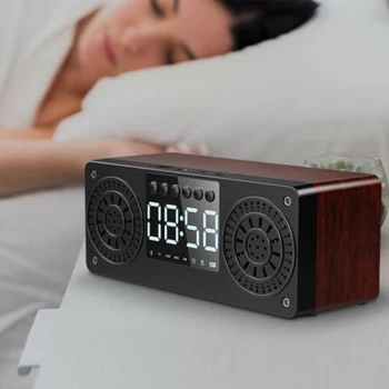 Bluetooth Portable Wireless Bluetooth Speaker Column Subwoofer Dual Speaker Subwoofer Clock Alarm Clock Wireless Small Speaker
Bluetooth Portable Wireless Bluetooth Speaker Column Subwoofer Dual Speaker Subwoofer Clock Alarm Clock Wireless Small Speaker