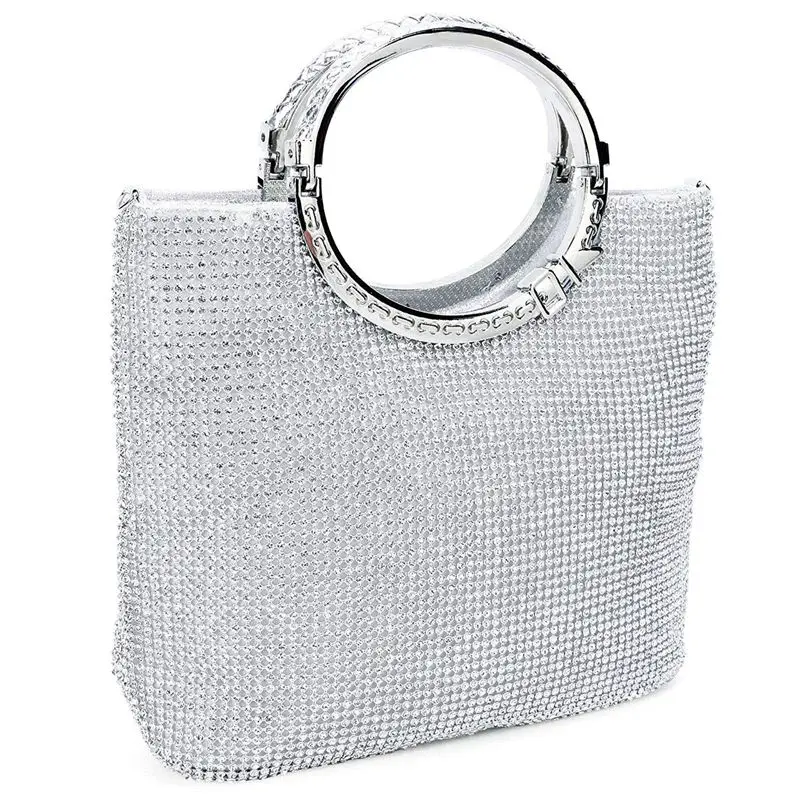 AUAU-Женская сумочка Стразы + атласная сумка вечерние сумки Свадебный клатч