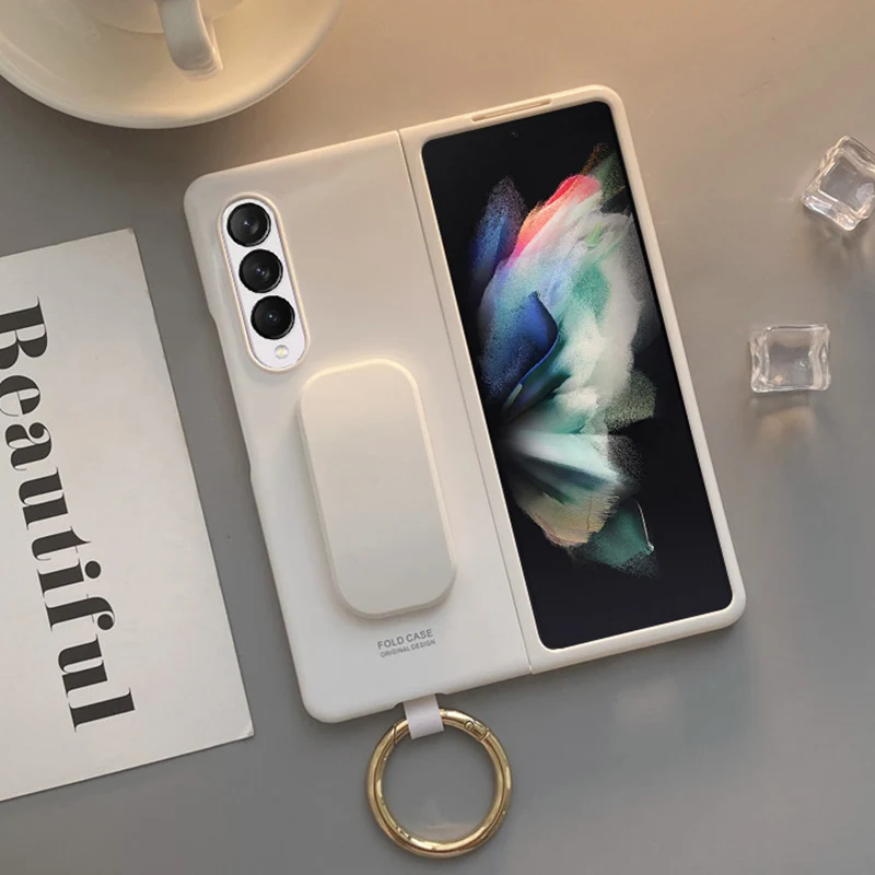For Samsung Galaxy ZFOLD3 Case Pure White Holder Business Phone Case for Galaxy Samsung ZFold 3 Half-wrapped Cover Bumper
For Samsung Galaxy ZFOLD3 Case Pure White Holder Business Phone Case for Galaxy Samsung ZFold 3 Half-wrapped Cover Bumper
