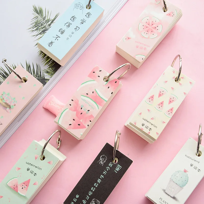 Simple Memo Pad Portable English Mini Hoop Loose-leaf Word Book Pocket Note Book Notebook Student Office Supplies Stationery New
Simple Memo Pad Portable English Mini Hoop Loose-leaf Word Book Pocket Note Book Notebook Student Office Supplies Stationery New