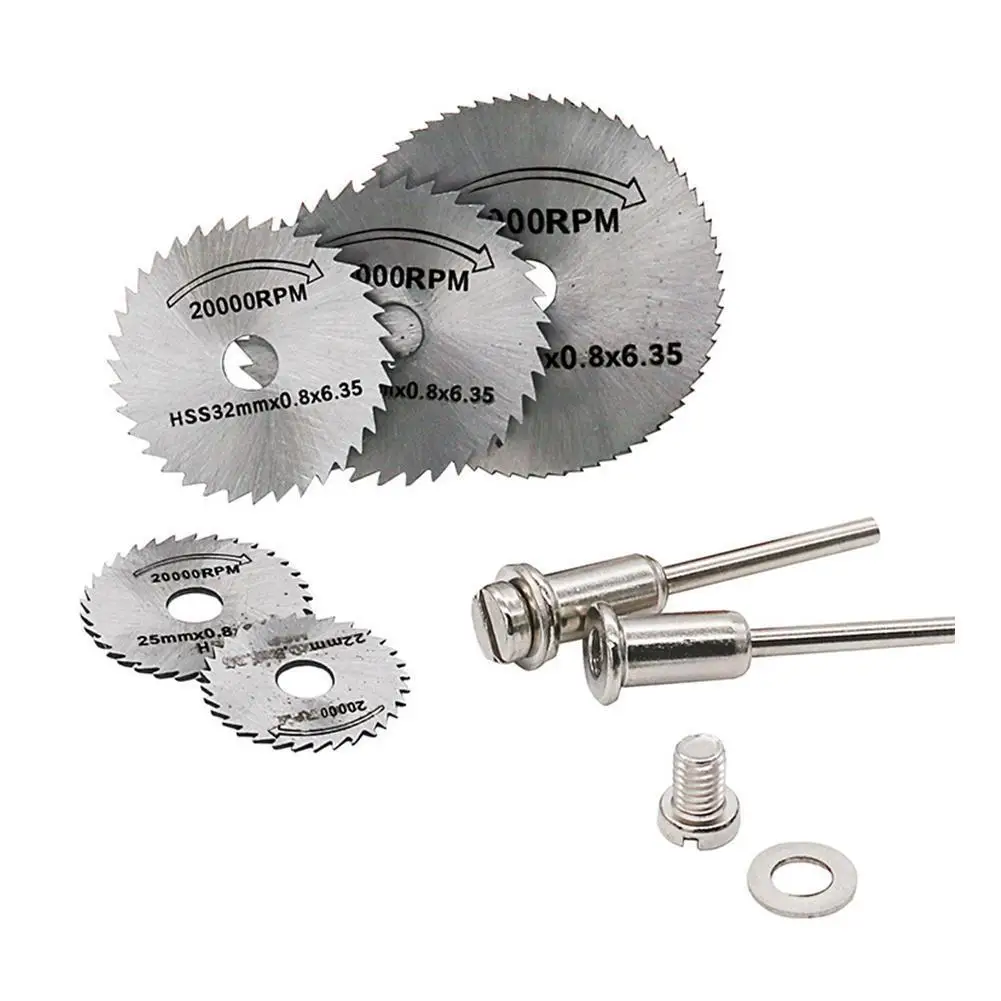 1 Set HSS mini circular wood cutting saw Cutting Disc Plastic For Wood metal Drill saw wheel Carving Accessories Rotary X6B7 
1 Set HSS mini circular wood cutting saw Cutting Disc Plastic For Wood metal Drill saw wheel Carving Accessories Rotary X6B7