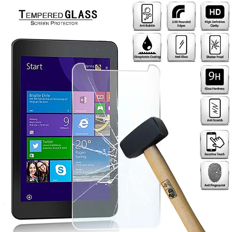 Tablet Tempered Glass Screen Protector Cover for Dell Venue 8 Pro 5855 HD Eye Protection Anti-Screen Breakage Tempered Film
Tablet Tempered Glass Screen Protector Cover for Dell Venue 8 Pro 5855 HD Eye Protection Anti-Screen Breakage Tempered Film
