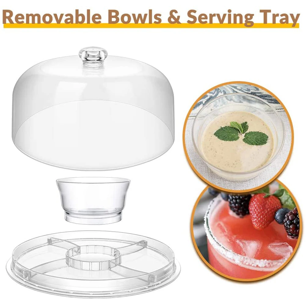 6-in-1 Transparent Acrylic Cake Stand Cake Plate with Dome Multi-Function Serving Platter Salad Bowl Home Decorative Tray Dishes
6-in-1 Transparent Acrylic Cake Stand Cake Plate with Dome Multi-Function Serving Platter Salad Bowl Home Decorative Tray Dishes