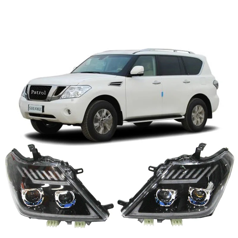 Bedehon Headlight Assembly Car Styling For Patrol headlights 12V 5 Lighting Model 6000K with Bi LED/XENON Projector Lens
Bedehon Headlight Assembly Car Styling For Patrol headlights 12V 5 Lighting Model 6000K with Bi LED/XENON Projector Lens