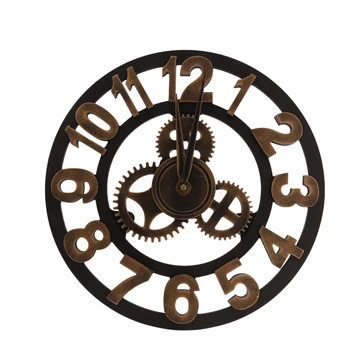 40cm Wooden Wall Clock Retro Gear Wall Clock Roman Numeral Decoration Living Room
40cm Wooden Wall Clock Retro Gear Wall Clock Roman Numeral Decoration Living Room