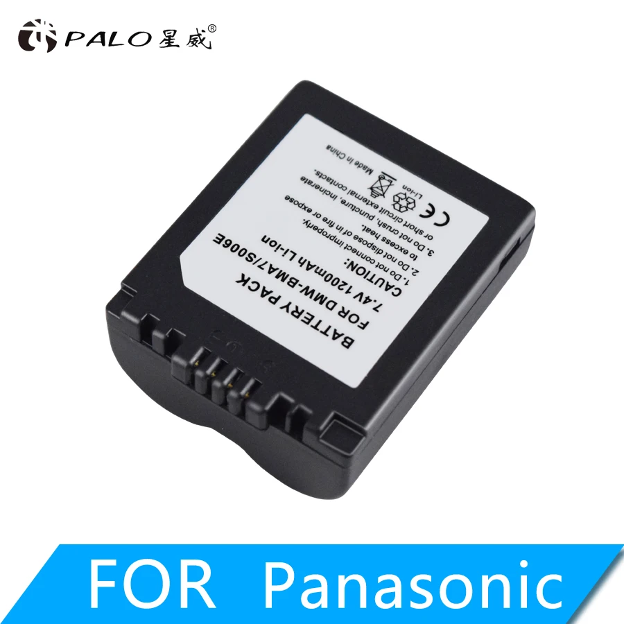 PALO 1200mAh CGA-S006E S006E Li-ion Battery For Panasonic Lumix DMC-FZ7 FZ8 FZ18 FZ35 FZ28 FZ38 FZ30 Camera Replacement Batteria
PALO 1200mAh CGA-S006E S006E Li-ion Battery For Panasonic Lumix DMC-FZ7 FZ8 FZ18 FZ35 FZ28 FZ38 FZ30 Camera Replacement Batteria