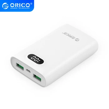 ORICO 10000mah Portable Power Bank Dual Output External Battery with LCD Display Screen Charge for Mobile Phone & Tablet
ORICO 10000mah Portable Power Bank Dual Output External Battery with LCD Display Screen Charge for Mobile Phone & Tablet
