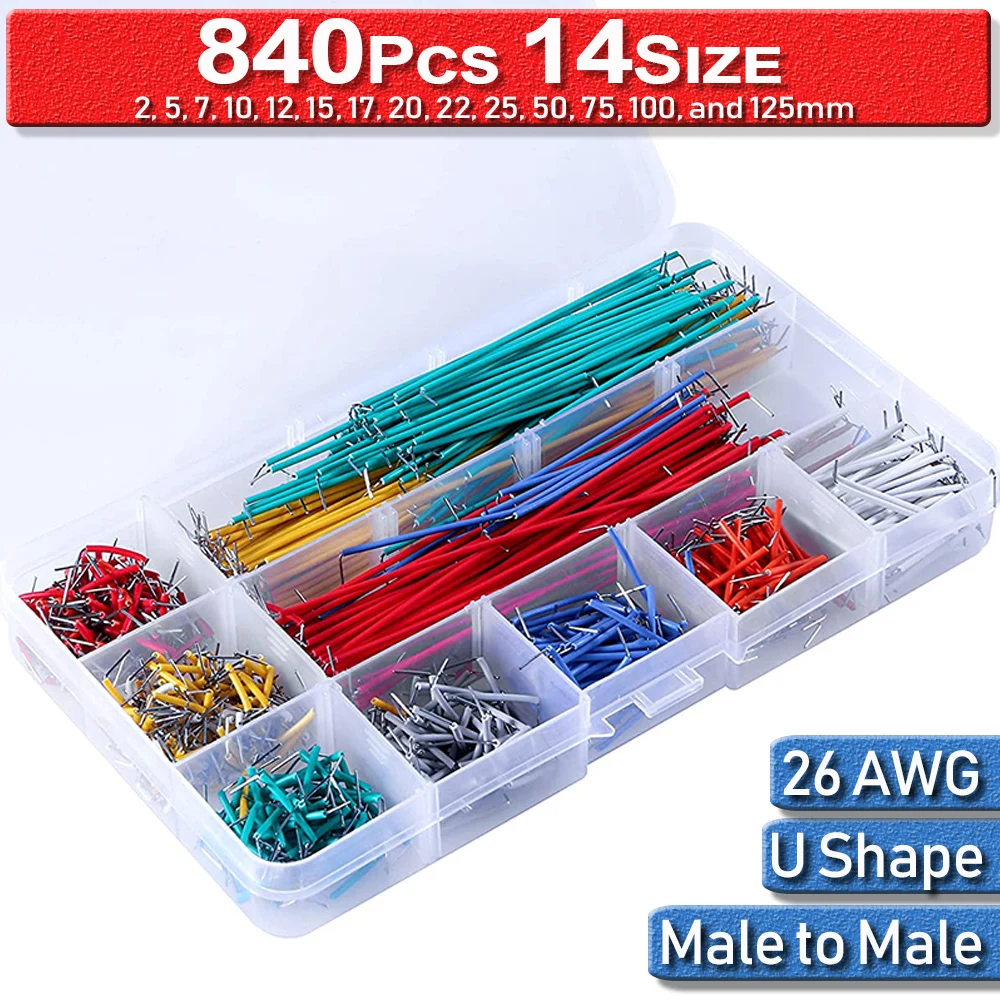 Generic Wire Breadboard Lead Pcs Dupont Cable For 840 Arduino PCB