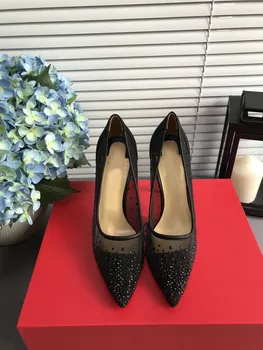 New Mesh water drill Pumps brand women's shoes high heels red bottom classic Women Shoes Patent Leather Wedding Shoe
New Mesh water drill Pumps brand women's shoes high heels red bottom classic Women Shoes Patent Leather Wedding Shoe