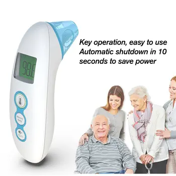 FC-IR300 Human Body Infrared Thermometer Baby Infrared Ear Thermometer High Precision Forehead Temperature Meter
FC-IR300 Human Body Infrared Thermometer Baby Infrared Ear Thermometer High Precision Forehead Temperature Meter