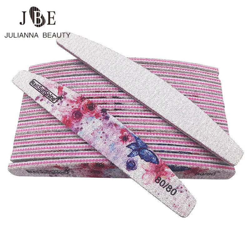 50Pcs/Lot Plastic Nail File 80/80 Sanding Buffer Block Professional Colorful Flower Curved Nail Files Manicure Tools
50Pcs/Lot Plastic Nail File 80/80 Sanding Buffer Block Professional Colorful Flower Curved Nail Files Manicure Tools