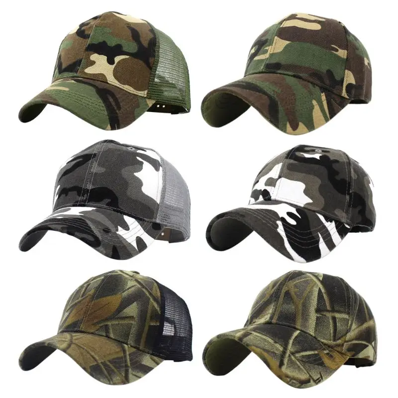Camouflage Baseball Cap Camo Mesh Hat Outdoor Hunting Camping Sunhat Tactical Cap
Camouflage Baseball Cap Camo Mesh Hat Outdoor Hunting Camping Sunhat Tactical Cap
