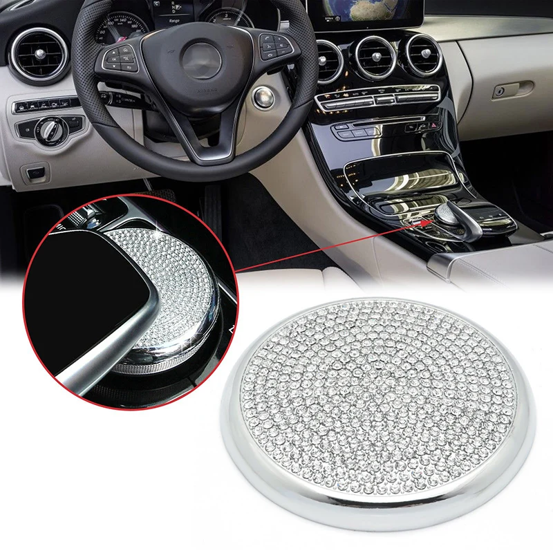 Car Center Control Mouse Multimedia Button Cover Crystal Adjustment Knob Cap Trim For Mercedes Benz C E GLC Class W205 W213 X253
Car Center Control Mouse Multimedia Button Cover Crystal Adjustment Knob Cap Trim For Mercedes Benz C E GLC Class W205 W213 X253