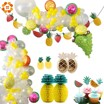 Tropical Hawaiian Party Decoration Pineapple Flamingo Balloon Aloha Banner Tableware Pineapple Theme Party Birthday Decoration
Tropical Hawaiian Party Decoration Pineapple Flamingo Balloon Aloha Banner Tableware Pineapple Theme Party Birthday Decoration