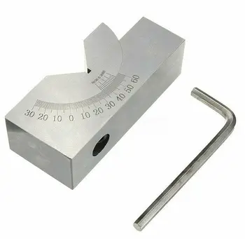 Milling Precision 90Celsius Adjustable Angle V Block 0-60Celsius Vice Grip Hold Clamp cnc milling machine
Milling Precision 90Celsius Adjustable Angle V Block 0-60Celsius Vice Grip Hold Clamp cnc milling machine