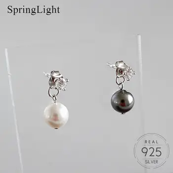 Springlight S925 Sterling Silver Earrings Zircon Mother of Pearl Tiny Drop Earrings White Grey Two Color Elegant Drop Earrings
Springlight S925 Sterling Silver Earrings Zircon Mother of Pearl Tiny Drop Earrings White Grey Two Color Elegant Drop Earrings