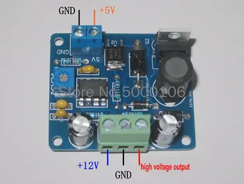 Glow Tube DC Boost Circuit, MC34063 Scheme, 12V Input, High Current, with 5V Output
Glow Tube DC Boost Circuit, MC34063 Scheme, 12V Input, High Current, with 5V Output