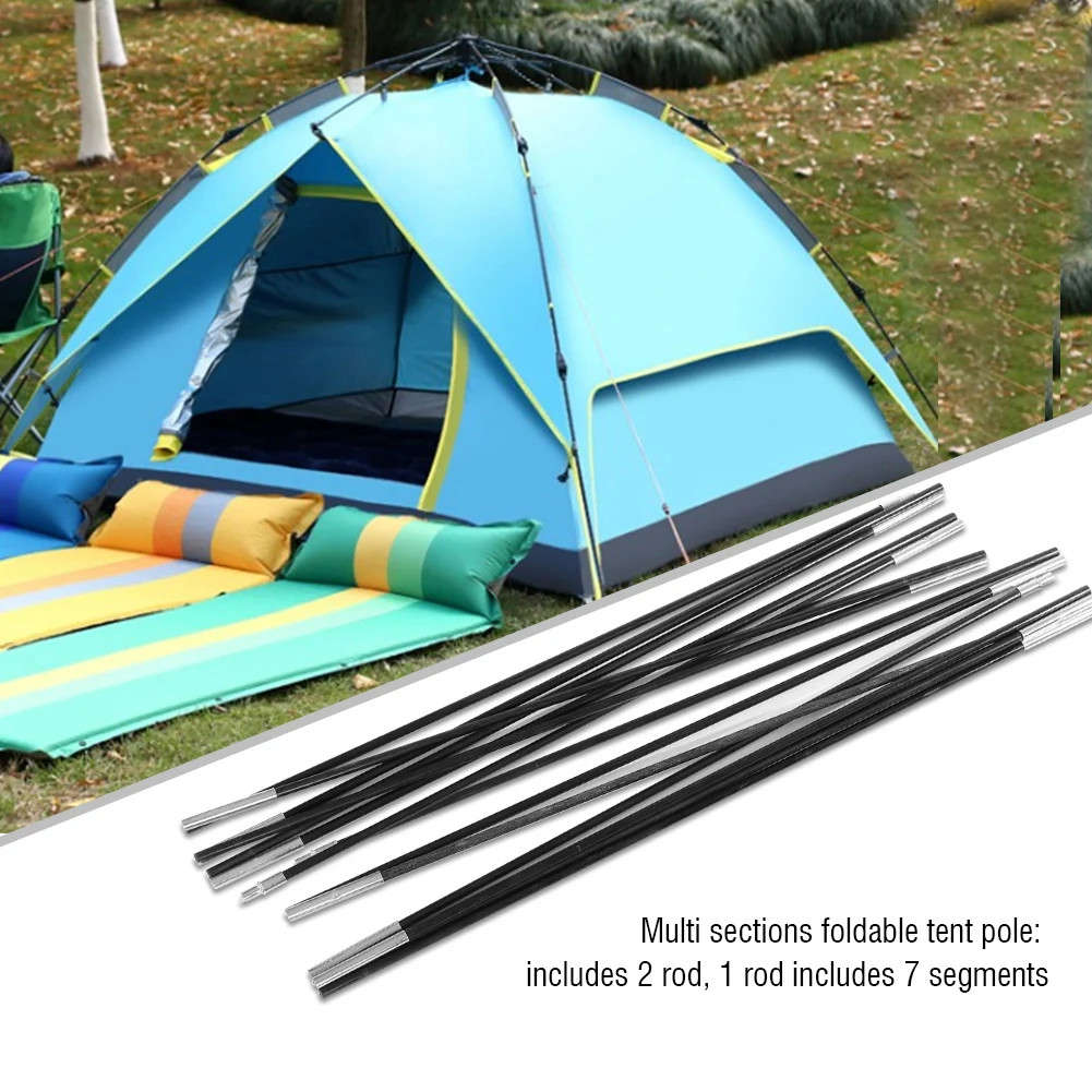 Опорные стержни для палатки 4 м из стекловолокна | Спорт и развлечения