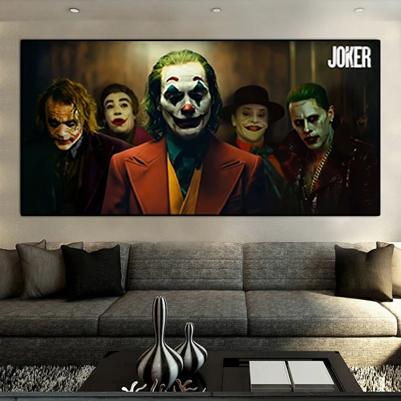 Latest Movie joker Batman Enemy HD Movie Oil Painting on Canvas Posters and Prints Cuadros Wall Art Pictures For Living Room
Latest Movie joker Batman Enemy HD Movie Oil Painting on Canvas Posters and Prints Cuadros Wall Art Pictures For Living Room