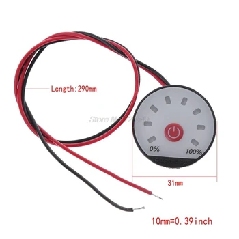 3S Lithium Battery Capacity Indicator 12V Power Level Meter LED Display Li-ion Tester Dropship
3S Lithium Battery Capacity Indicator 12V Power Level Meter LED Display Li-ion Tester Dropship