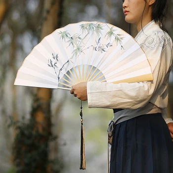 Chinese Style Vintage Summer Bamboo Folding Fan Antique Jade Bones Hand Held Fan Dance Gift Event Supplies Pocket Gifts LA905
Chinese Style Vintage Summer Bamboo Folding Fan Antique Jade Bones Hand Held Fan Dance Gift Event Supplies Pocket Gifts LA905