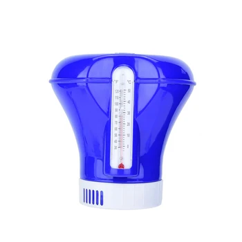 8 Inch Floating Portable ABS Tool Pool Feeder Home Use Aquarium Container Easy Read Adjustable Tablet Dispenser With Thermometer
8 Inch Floating Portable ABS Tool Pool Feeder Home Use Aquarium Container Easy Read Adjustable Tablet Dispenser With Thermometer