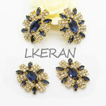 LKERAN 2Pc New Fashion Crystal Rhinestone Buttons Porous DIY Sewing Decoration Button For Clothing 20X25mm
LKERAN 2Pc New Fashion Crystal Rhinestone Buttons Porous DIY Sewing Decoration Button For Clothing 20X25mm
