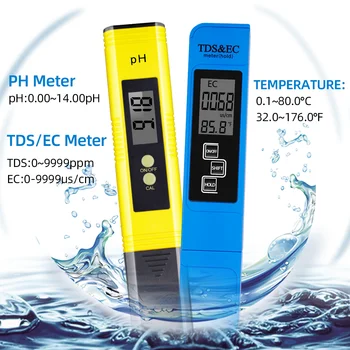 Digital PH EC TDS Meter Tester Thermometer Pen Water Purity PPM Filter Hydroponic for Aquarium Pool Water Monitor 40%off
Digital PH EC TDS Meter Tester Thermometer Pen Water Purity PPM Filter Hydroponic for Aquarium Pool Water Monitor 40%off