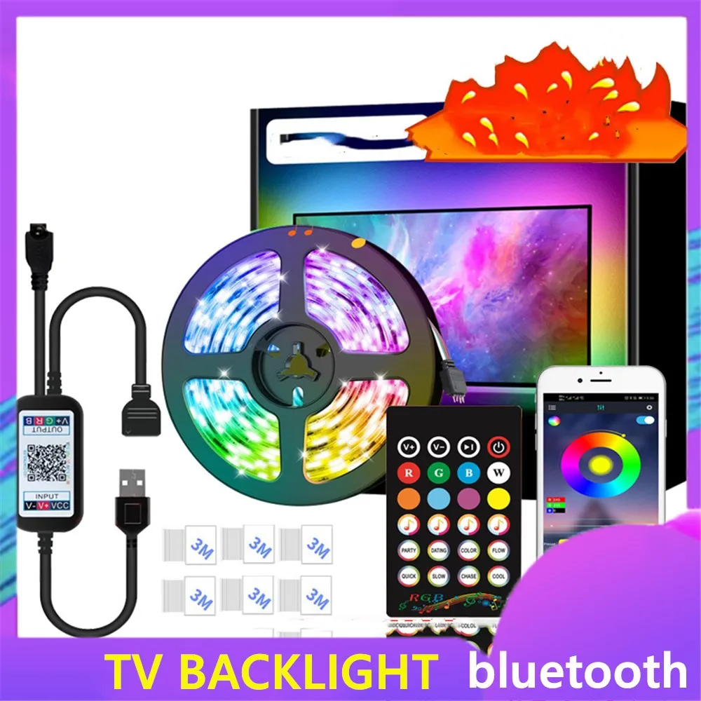 Bluetooth Light with Set TV Background Light 5V Light with USB App Light Bar 5050rgb TV Light Strip
Bluetooth Light with Set TV Background Light 5V Light with USB App Light Bar 5050rgb TV Light Strip