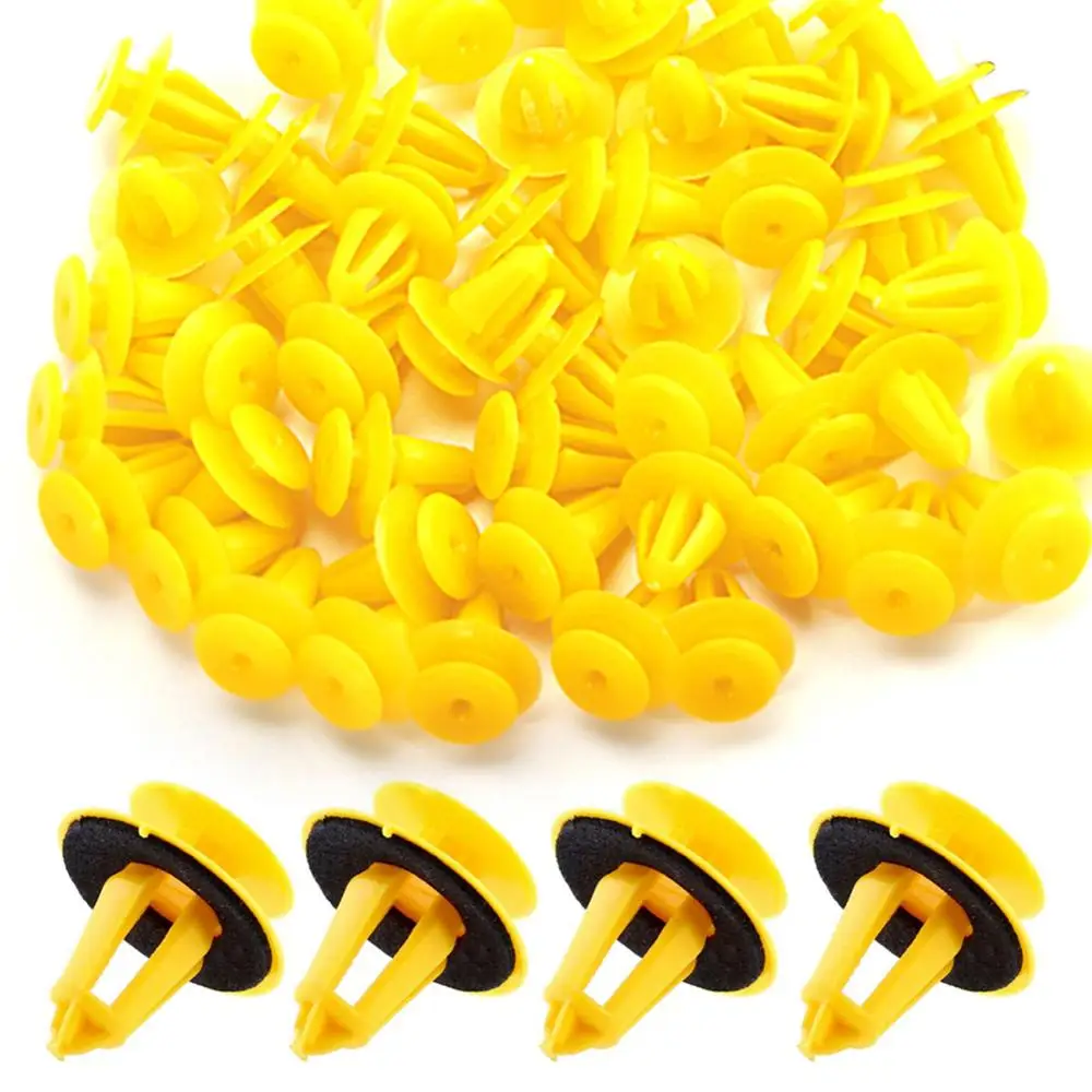 50pcs Auto Bumper Fastener 10mm Hole Rivet Retainer Push Engine Cover Car Door Trim Panel Clip Fasteners for Universal Car
50pcs Auto Bumper Fastener 10mm Hole Rivet Retainer Push Engine Cover Car Door Trim Panel Clip Fasteners for Universal Car
