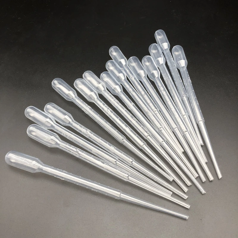 200pcs lab 0.2ml 0.5ml 1ml 2ml 3ml 3ml-L 5ml 10ml plastic pasteur pipette transfering dropper for school experiment
200pcs lab 0.2ml 0.5ml 1ml 2ml 3ml 3ml-L 5ml 10ml plastic pasteur pipette transfering dropper for school experiment